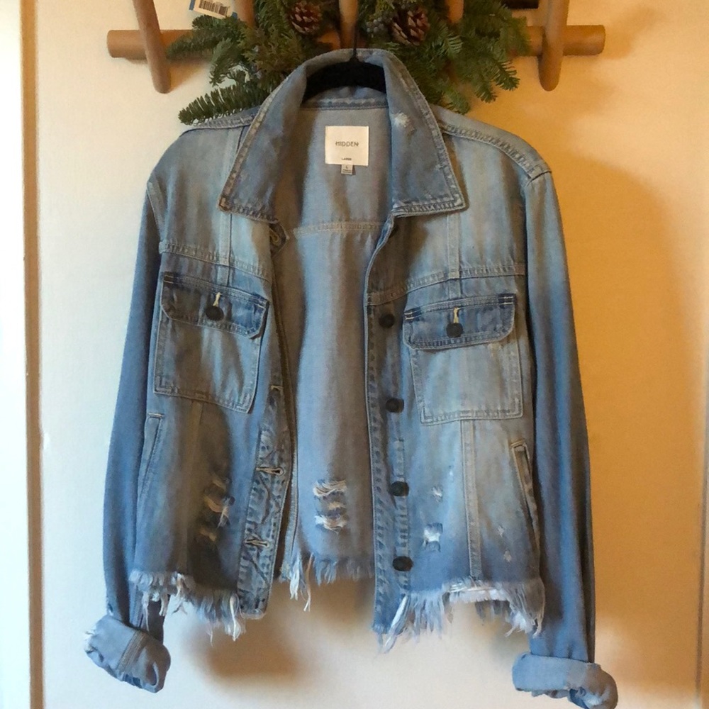 Light blue denim jacket 🎆